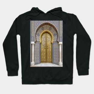 Golden door of the Royal Palace in Fez, Morocco Hoodie